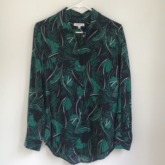 Equipment Palm Print Silk Shirt - Picture 6 of 6